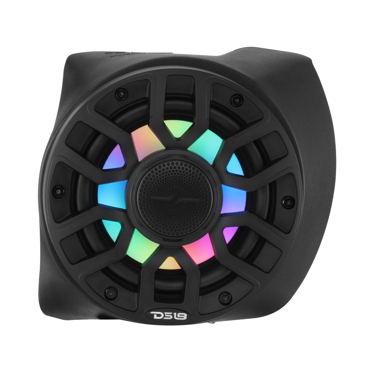 Can-Am Maverick X3 Rear B-Pillar Speaker Pods Loaded with NXL-IQ 6.5" 2-Way Coaxial Marine Speakers and Digital LED Lights