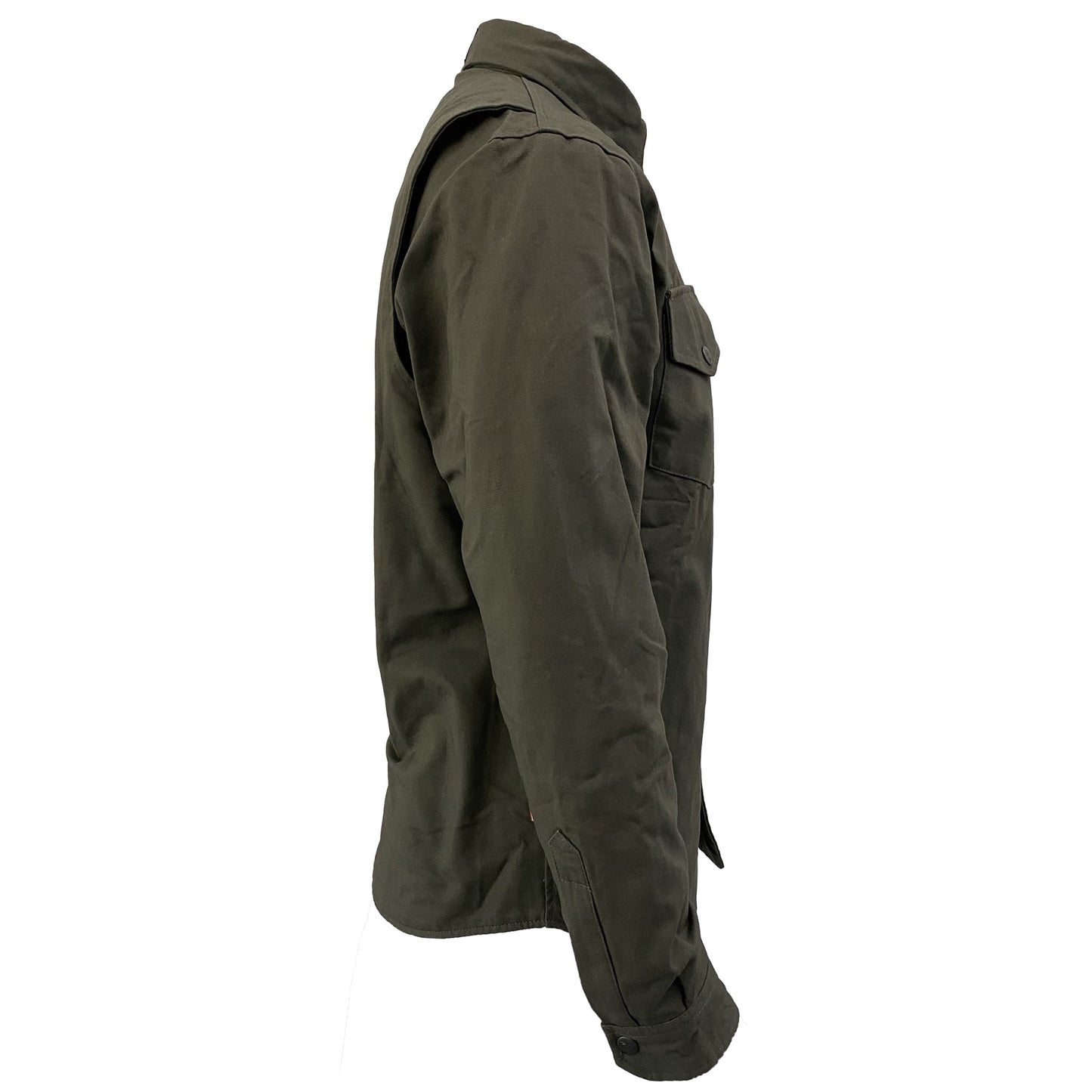 Protective Canvas Jacket for Men - Army Green