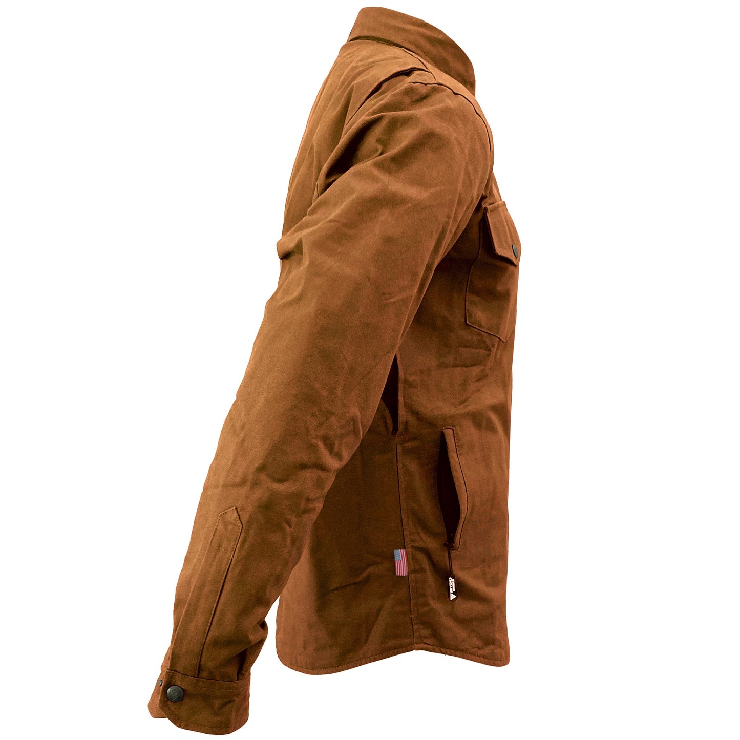 Protective Canvas Jacket for Men - Light Brown