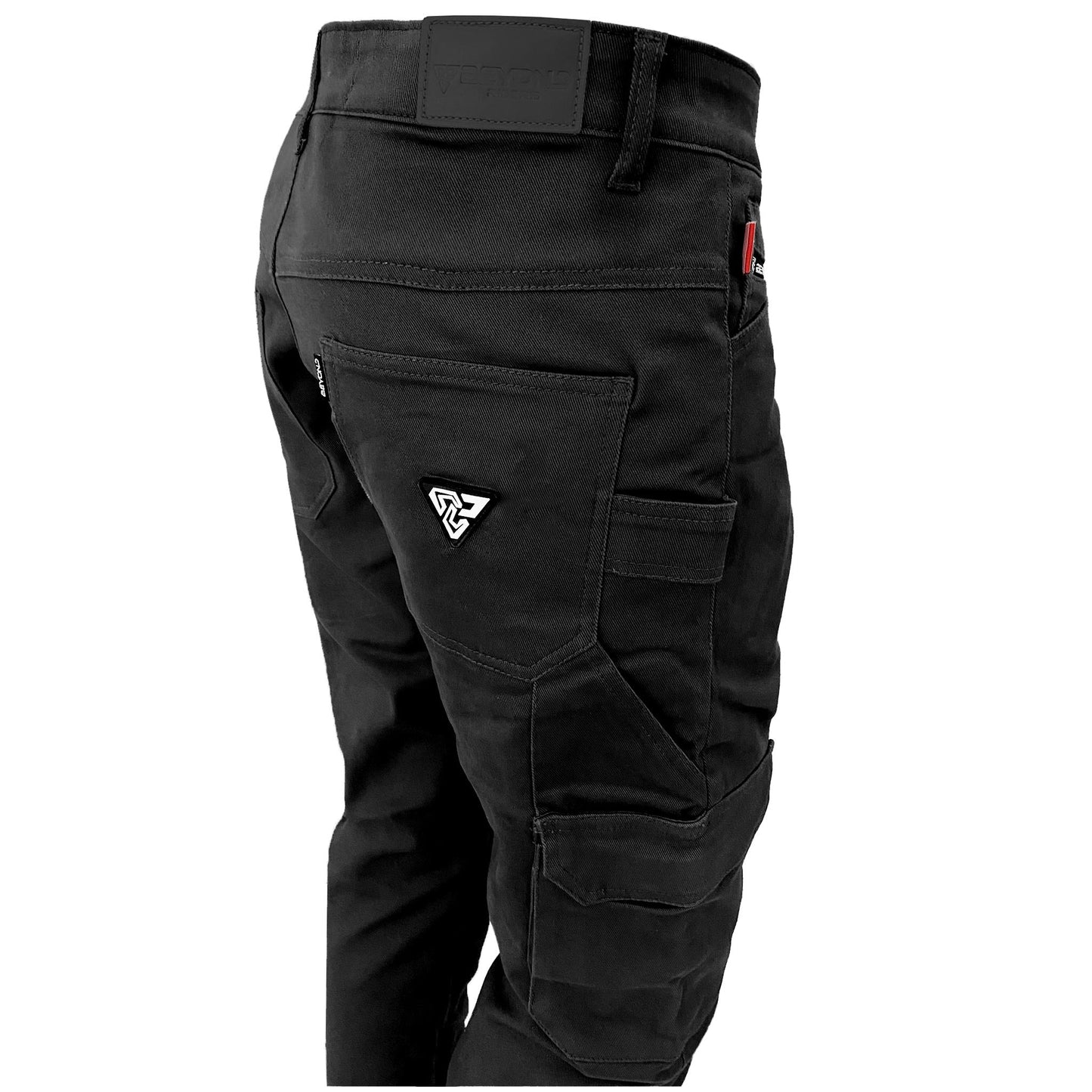 Cargo Pants Straight Fit - Black