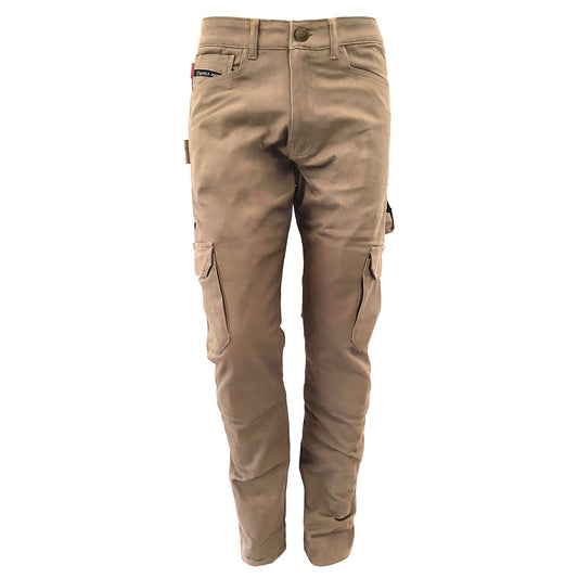 Cargo Pants Straight Fit - Khaki Solid