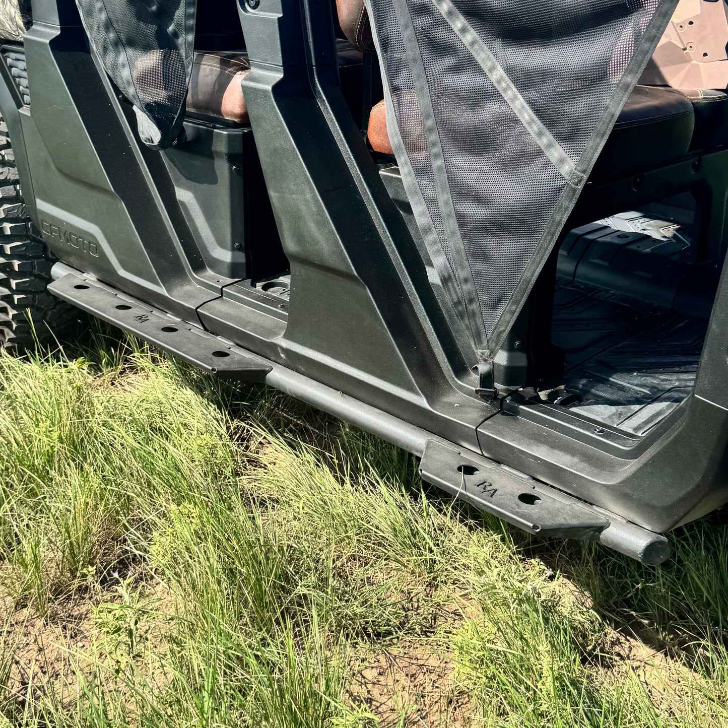 CFMoto UForce U10 Side Steps and Nerf Bars by Ranch Armor in Field