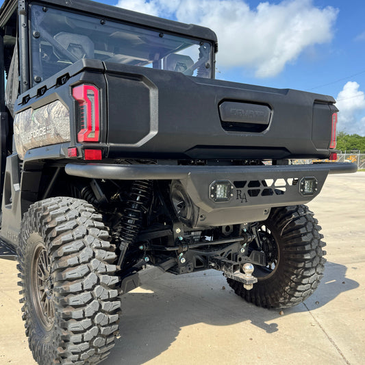 CFMoto UForce U10 Rear Bumper with LED Flush MOunt Lights by Ranch Armor