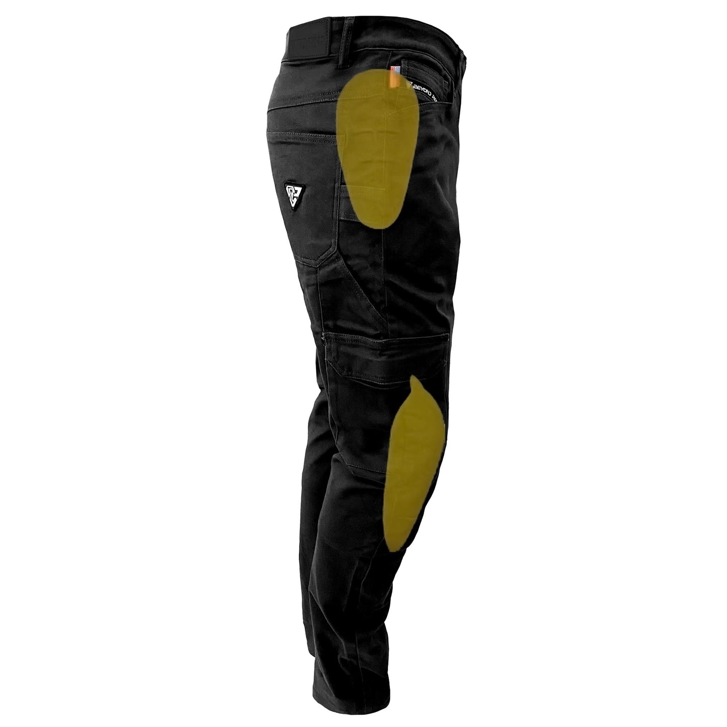Cargo Pants Straight Fit - Black
