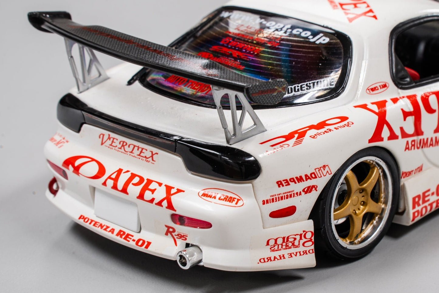 ORC A'PEXi - RX-7 FD3S APEX D1GP Project - AUTO PRO SHOP 1/24 Scale Die Cast Metal