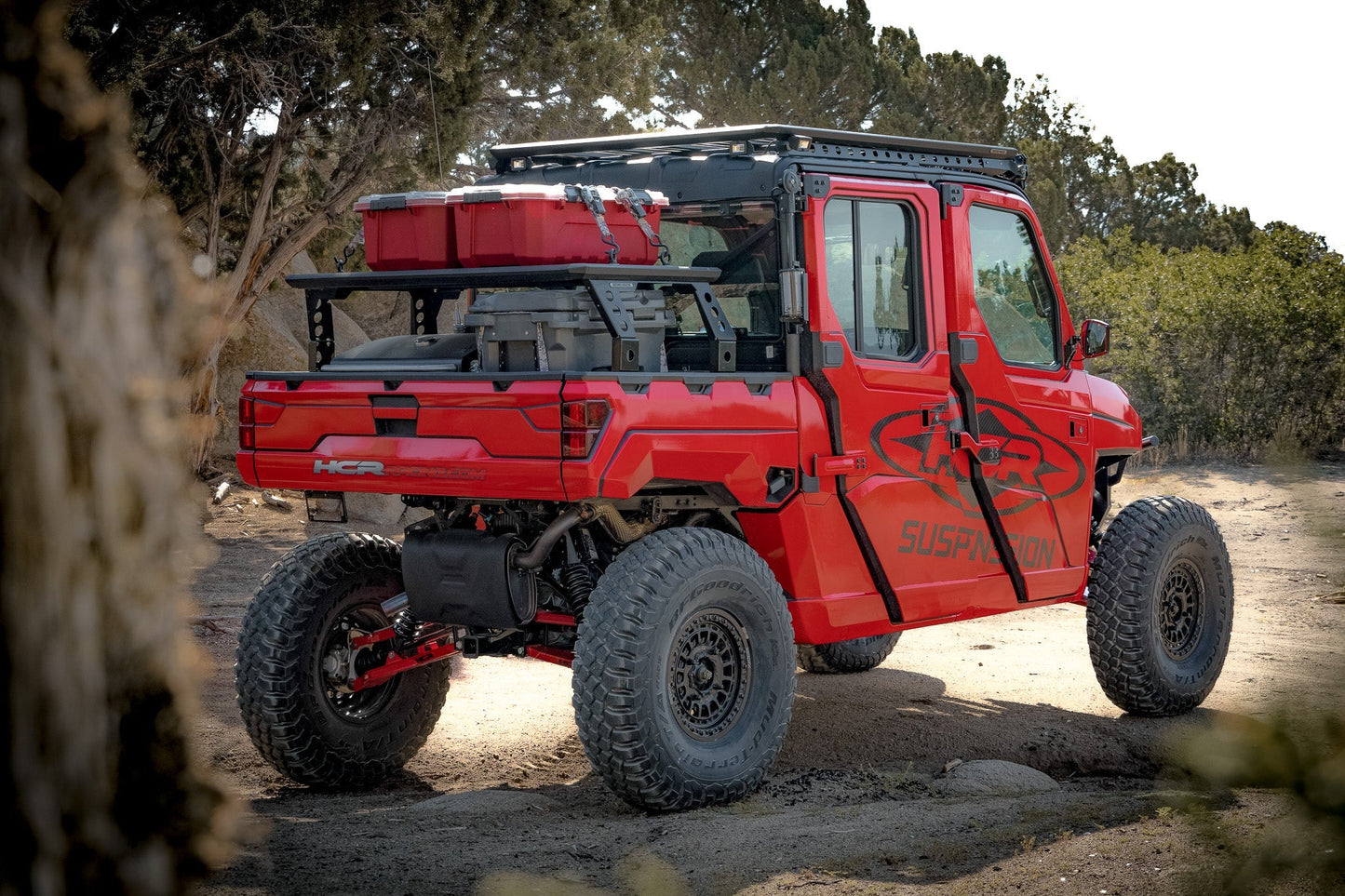 HCR Racing Long Travel Kit with Exit Shocks for Polaris Ranger