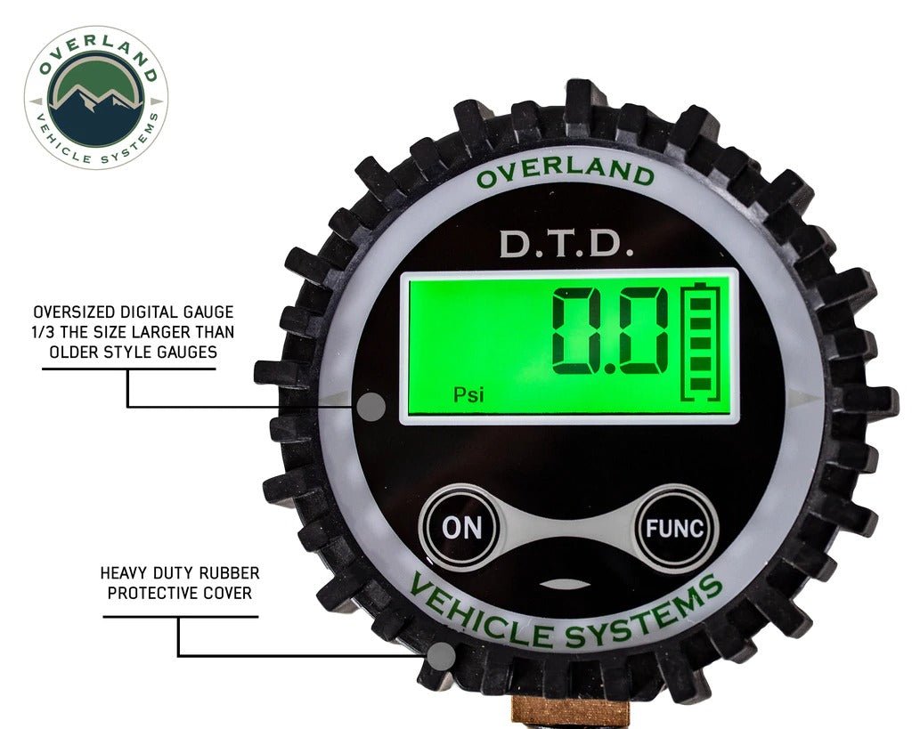 OVS Digital Tire Gauge / Deflator with Valve Kit