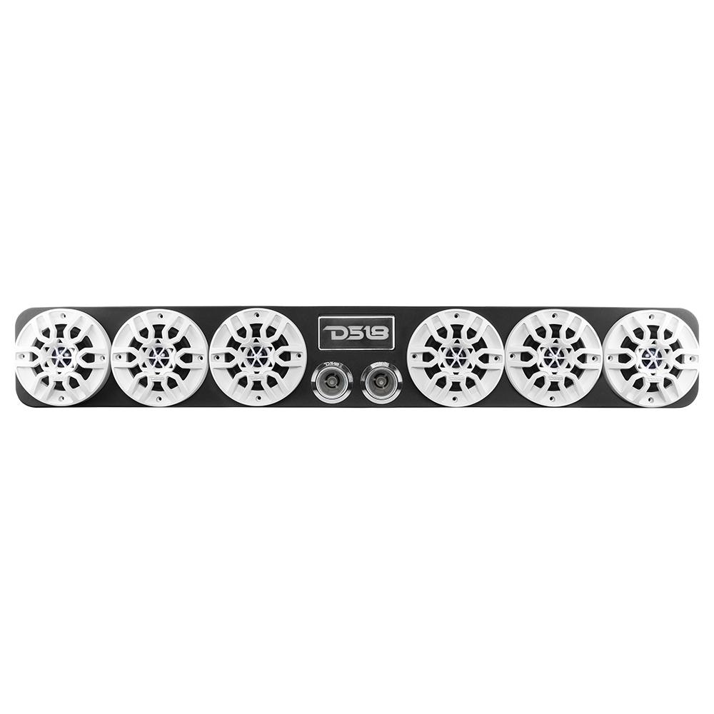 39" High Density ABS Universal Enclosure 6 x 4" and 2 x 2.3" Tweeters (Speakers Not Included)