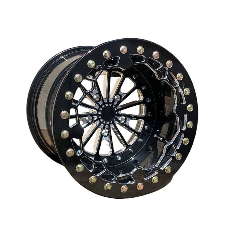 Alba Racing Crusher Pro Beadlock Wheels for Polaris 5 Lug - RZR Pro R / Turbo R / Xpedition / 1500