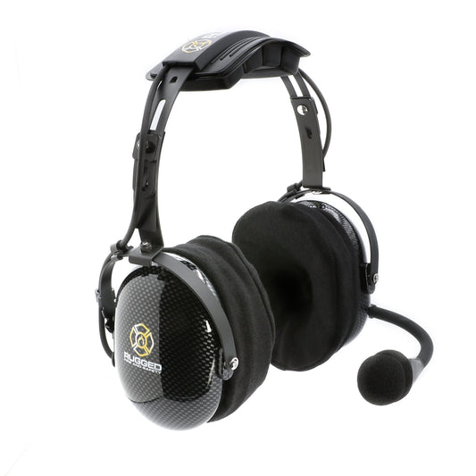 FHS Over-The-Head Fire Safety Industrial Headset - No Buttons / For Rugged / Firecom