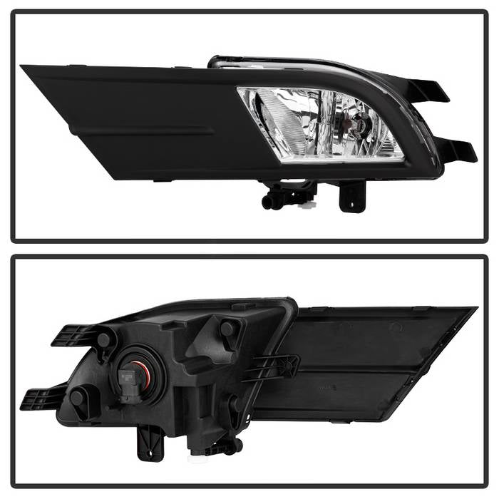 Spyder Volkswagen Jetta MK6 2015-2016 Sedan 4Dr only OEM Style Fog Lights w/Switch Clear FL-VJ2015-C 5082268