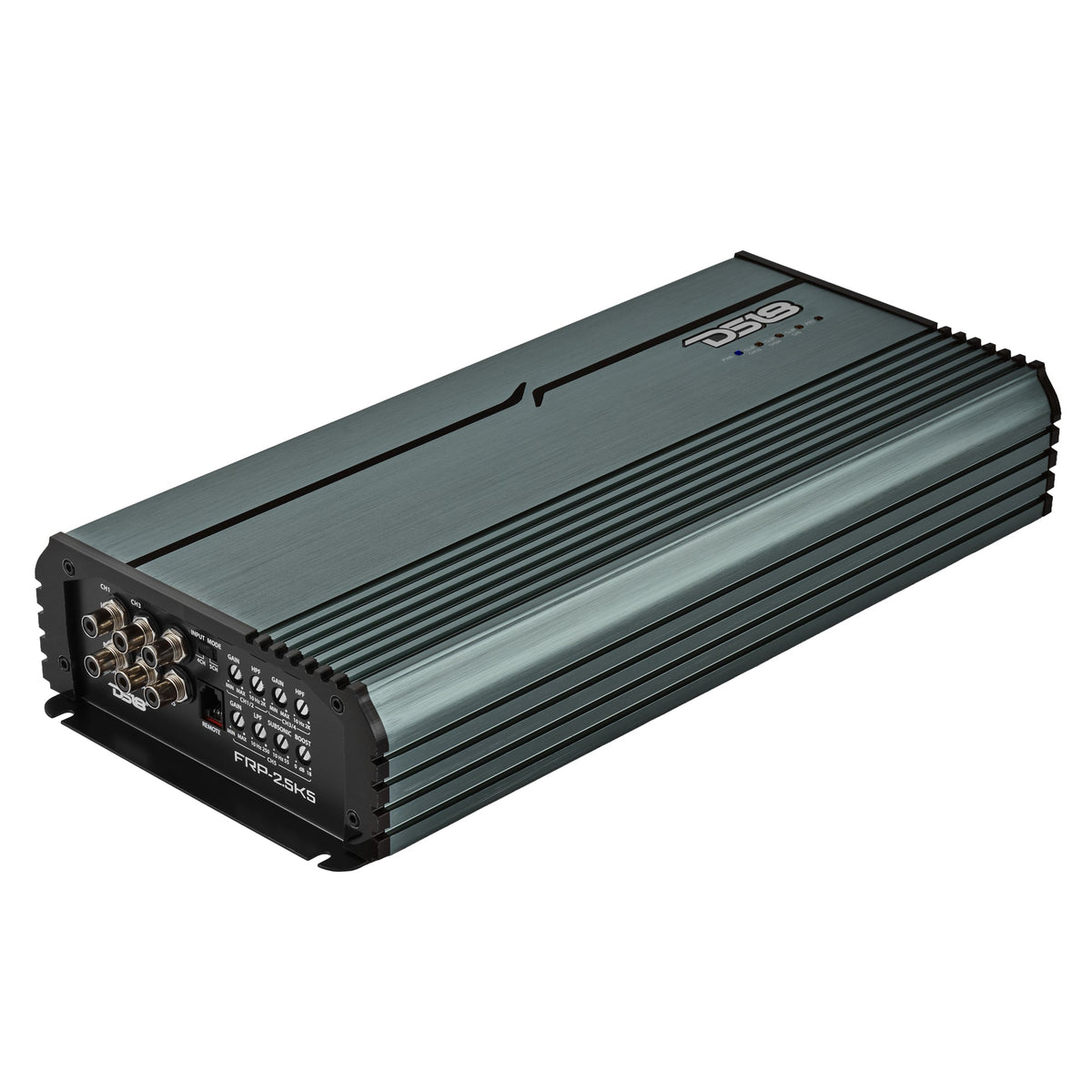 FRP Compact Full-Range Class D 5-Channel Amplifier – 250W x 4 + 1,200W Subwoofer Output