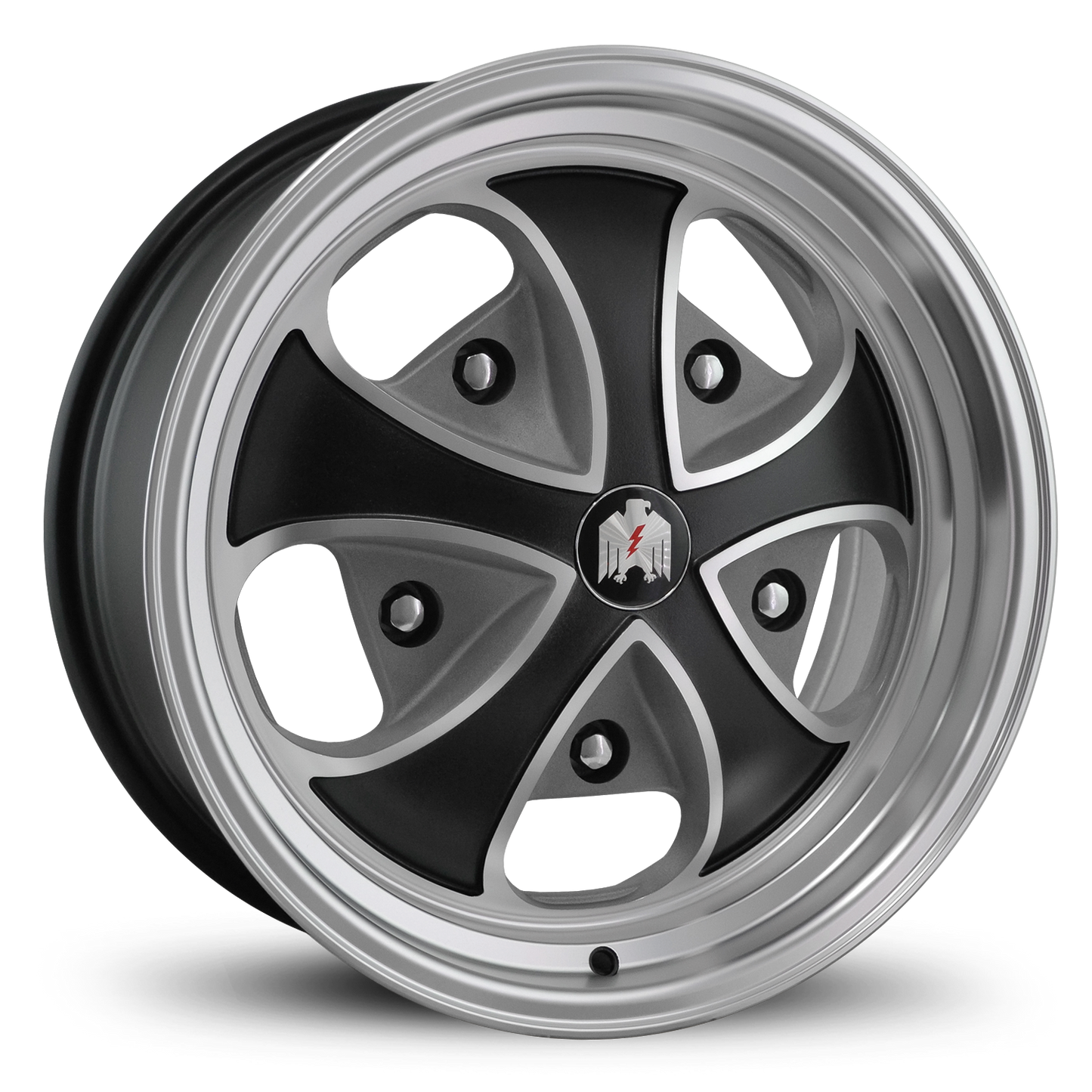 Klassik Rader Falcon 15x5.5 +20 5x205mm Satin Black/Machined Face&Lip