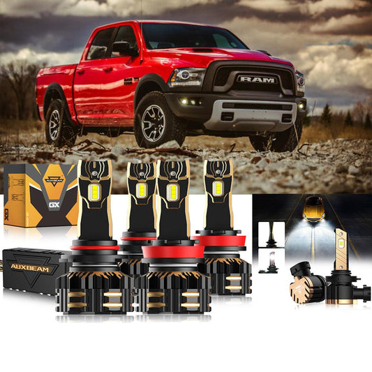 For 2016-2017 Ram 1500 ( without projector-type headlights) 9005 H11 LED Headlight Bulbs Bundle