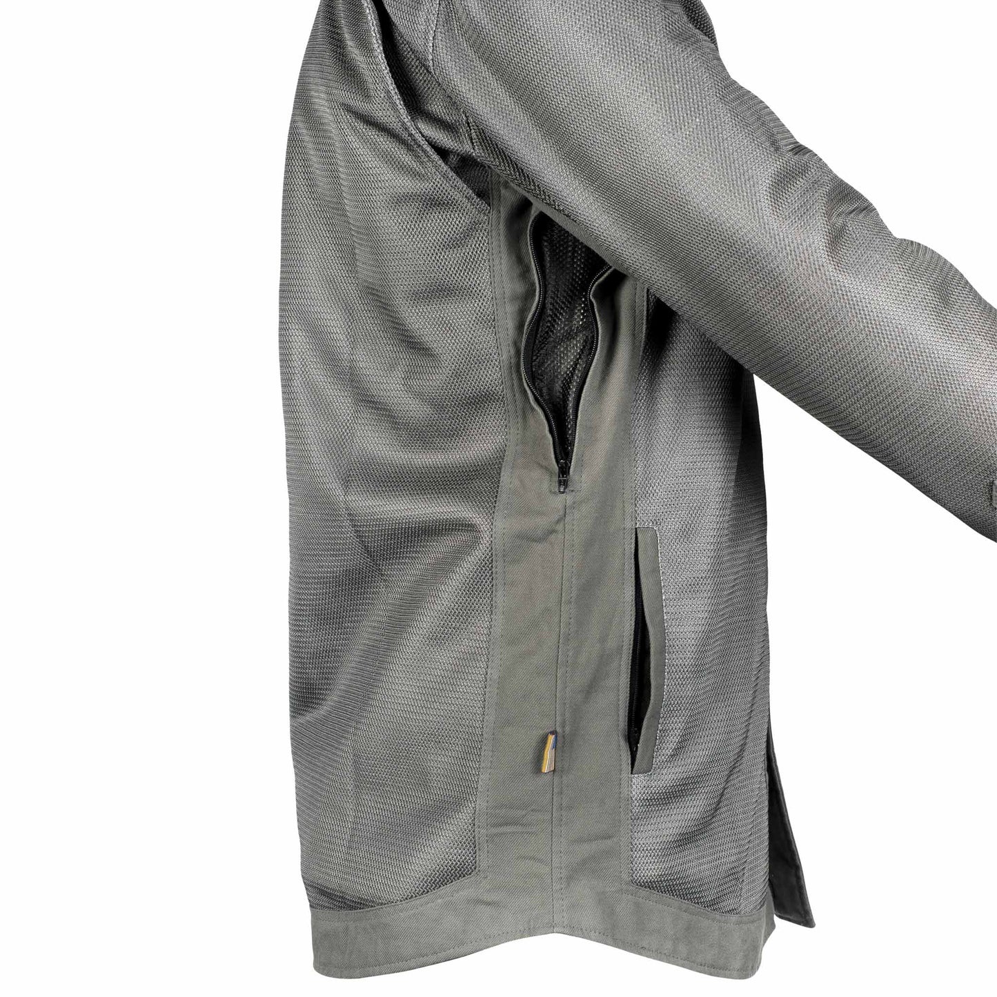 Protective Summer Mesh Shirt - Grey Solid