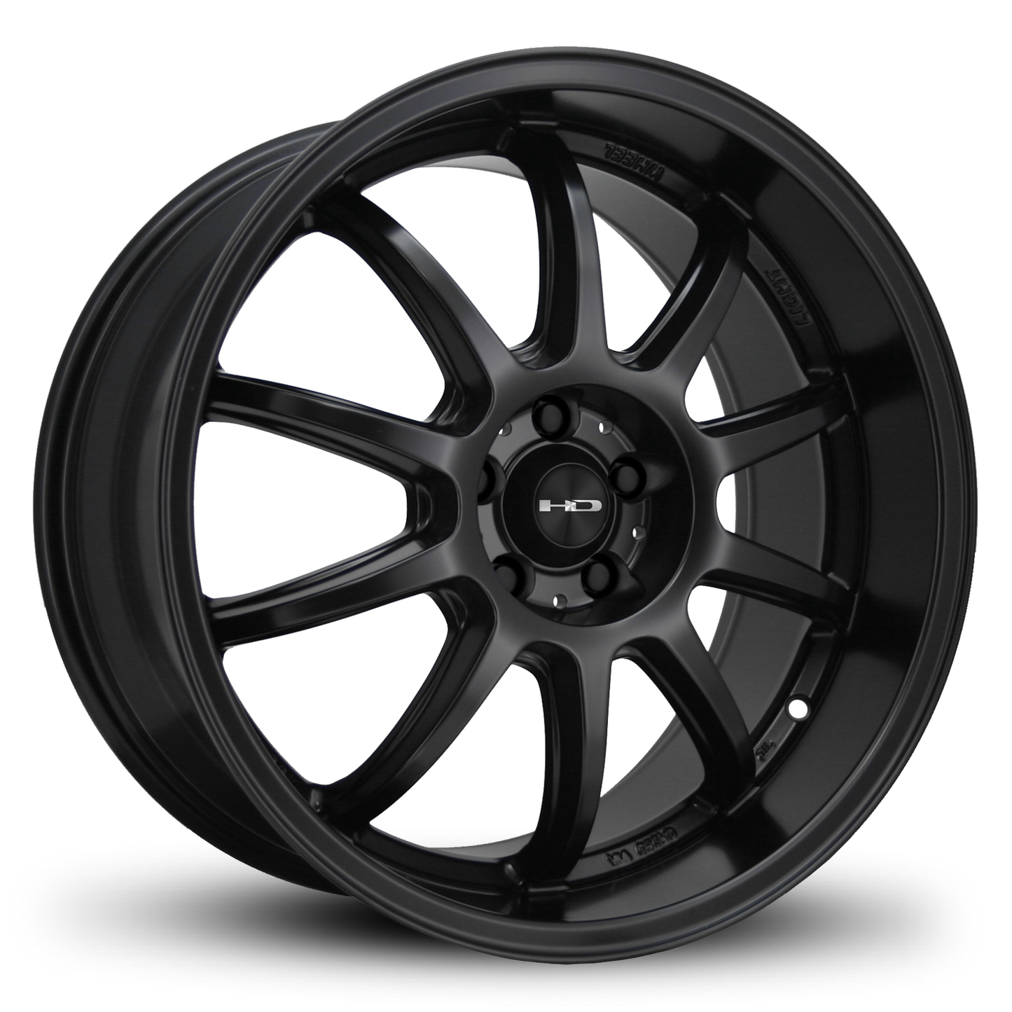 HD Wheels Clutch 20x8.5 +35 5x114.3mm 73.1mm Satin Black