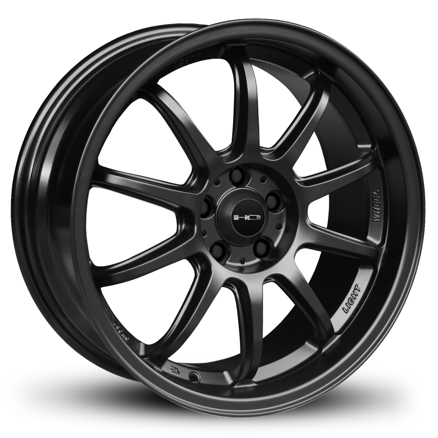HD Wheels Clutch 17x7.5 +42 5x112mm 73.1mm Satin Black