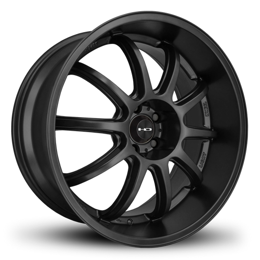 HD Wheels Clutch 20x10 +25 5x114.3mm 73.1mm Satin Black