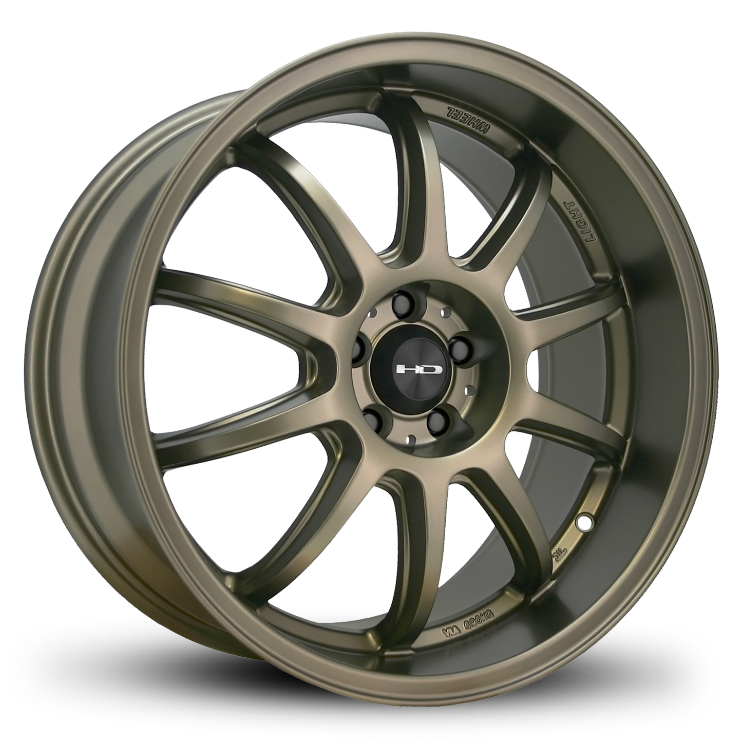 HD Wheels Clutch 20x8.5 +20 5x114.3mm 73.1mm Satin Bronze