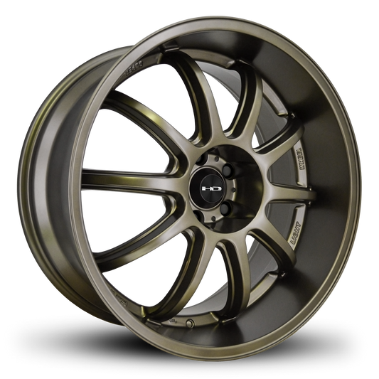 HD Wheels Clutch 20x10 +25 5x114.3mm 73.1mm Satin Bronze