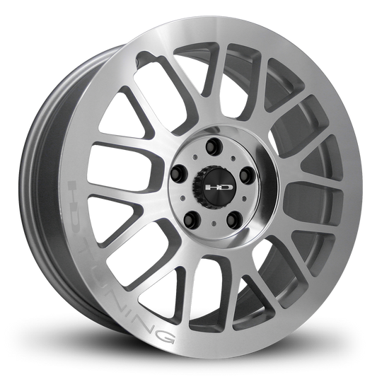 HD Wheels Gear 18x9 +45 5x112mm 73.1mm Gloss Silver/Machined Face