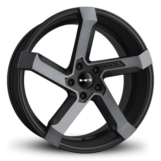 HD Wheels Kink 20x8.5 +35 5x114.3mm 73.1mm Satin Gun Metal Machined Face