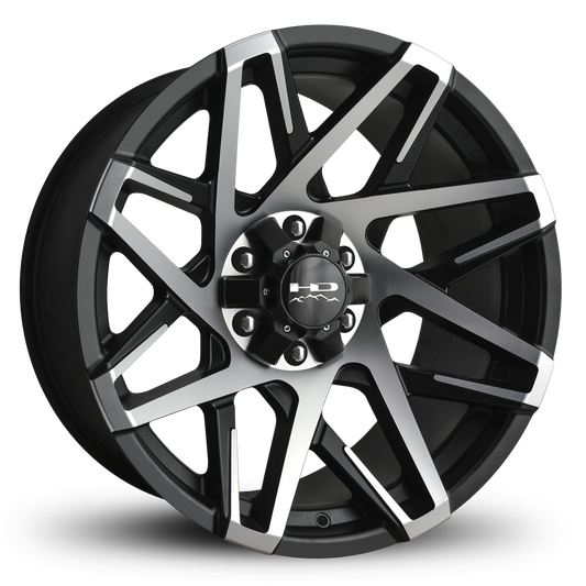 HD Offroad Canyon 20x10 -25 6x135/6x139.7mm 106.2mm Satin Black/Machined Face
