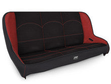 Low Back Rear Bench for Jeep JKU/JLU; Black