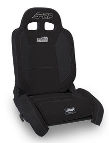 EnduroTrail Reclining Suspension Seat, Black Suede, Driver