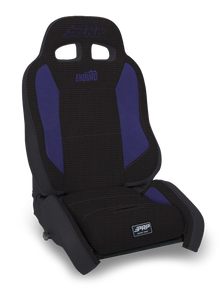 EnduroCrawl Reclining Suspension Seat, Black & Teal Vinyl, Passenger