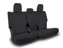 Rear Bench Covers for 2021+ Ford Bronco, 2 Door - Black with Red Stitching