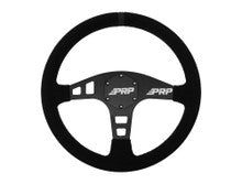Flat Suede Steering Wheel, Black