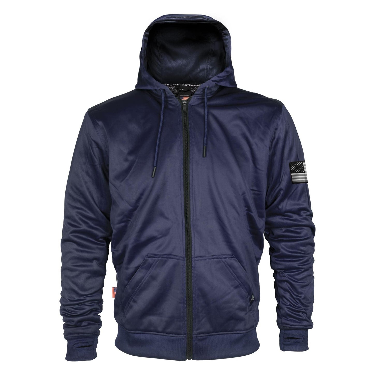 Navy Blue Solid Ultra Protective Hoodie