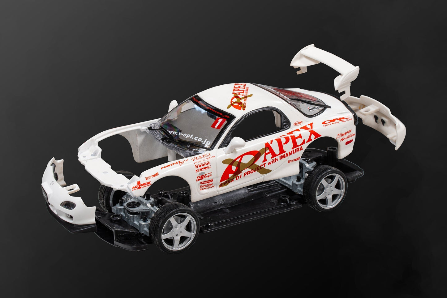 ORC A'PEXi - RX-7 FD3S APEX D1GP Project - AUTO PRO SHOP 1/24 Scale Die Cast Metal