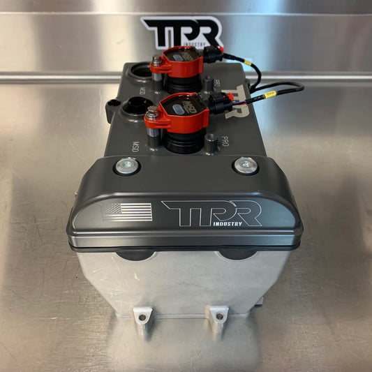 TPR010 - HARD CLEAR Billet Valve Cover W/Oilers - RZR
