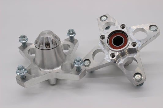 Yamaha Warrior Billet Aluminum Front Wheel Hubs