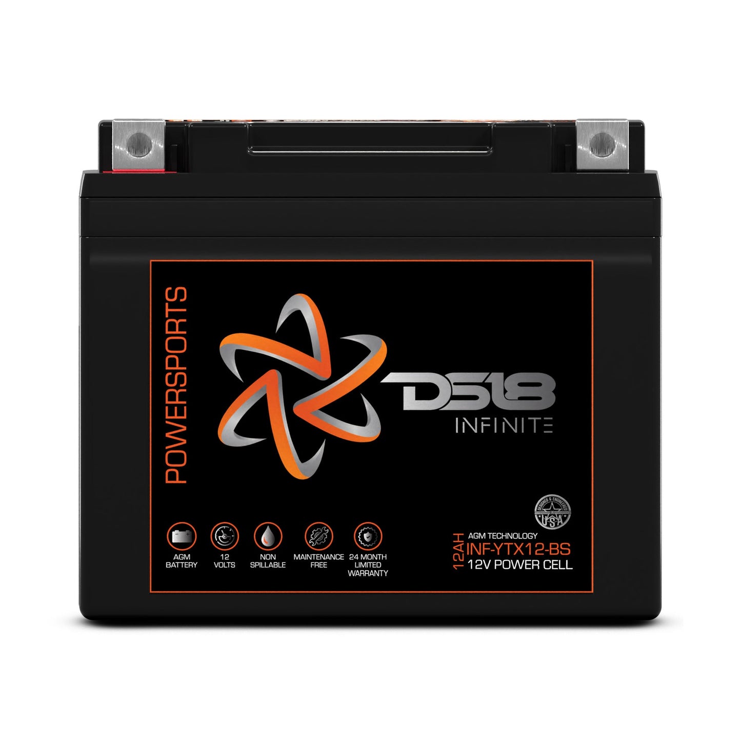 INFINITE 450 Watts 12 AH AGM Power Cell For Power Sports