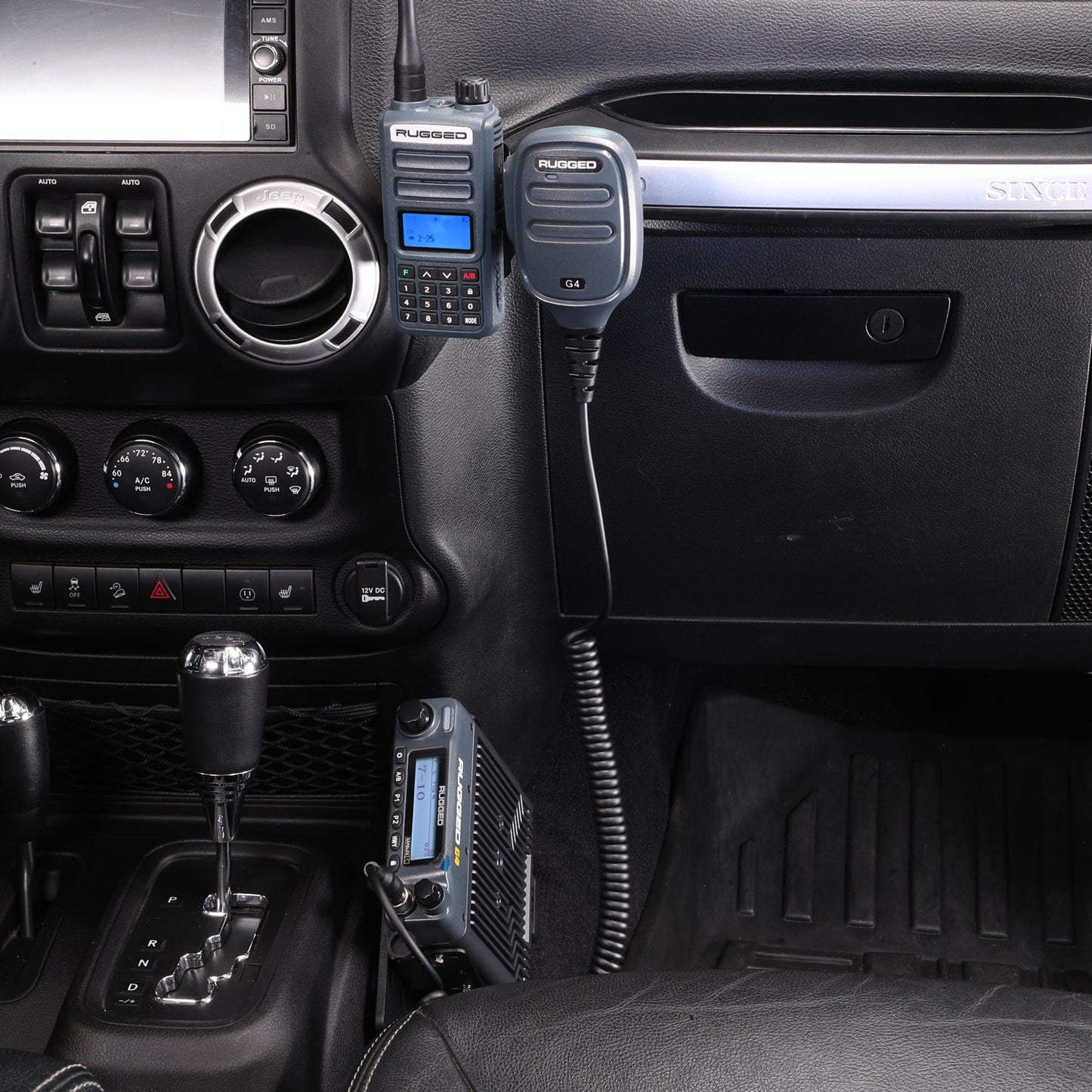 ULTIMATE GMRS Mobile Radio Kit for Wrangler JKU