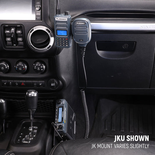 ULTIMATE GMRS Mobile Radio Kit for Wrangler JK