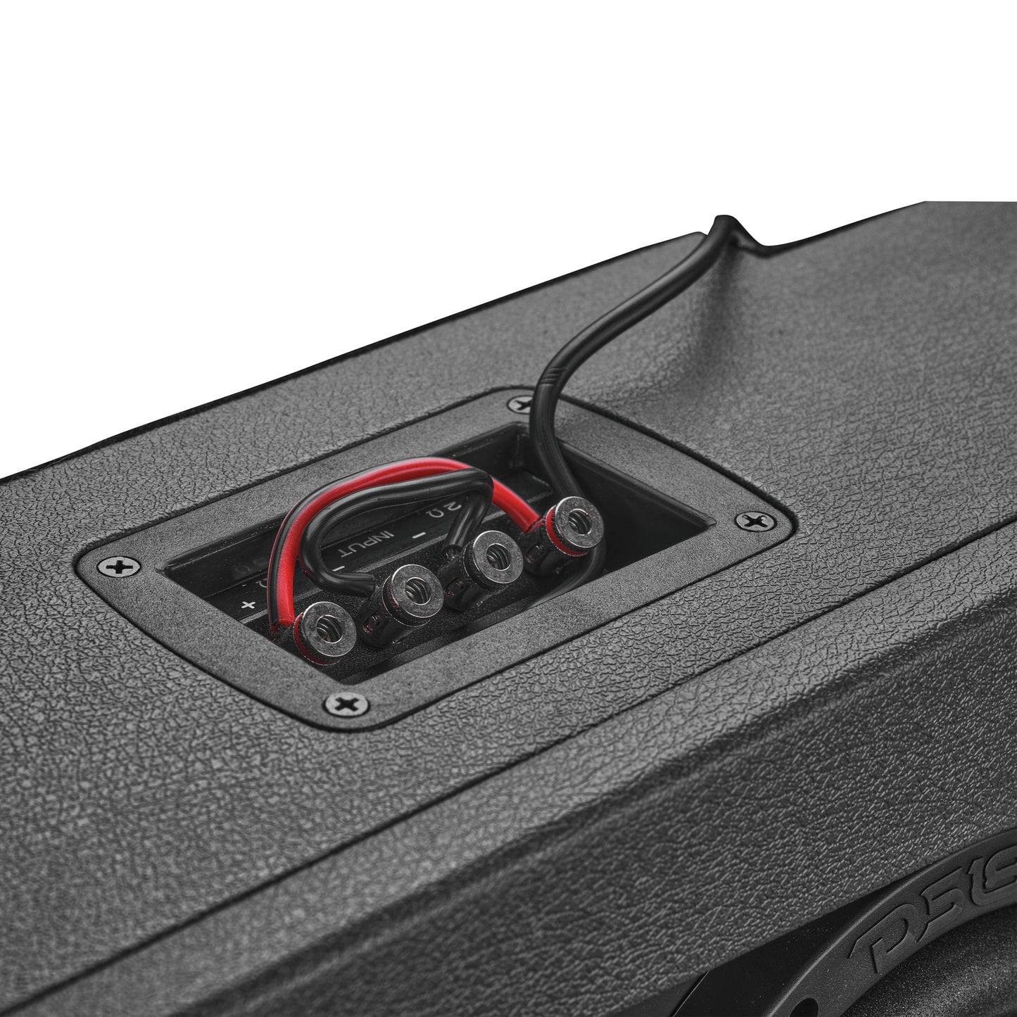 Jeep JT Gladiator Loaded Under Rear Seat Subwoofer Enclosure with 4 X 8" ZR8.2D, Leather Wrapped and Digital LED Lights | 1800 Watts RMS @ 1-Ohm