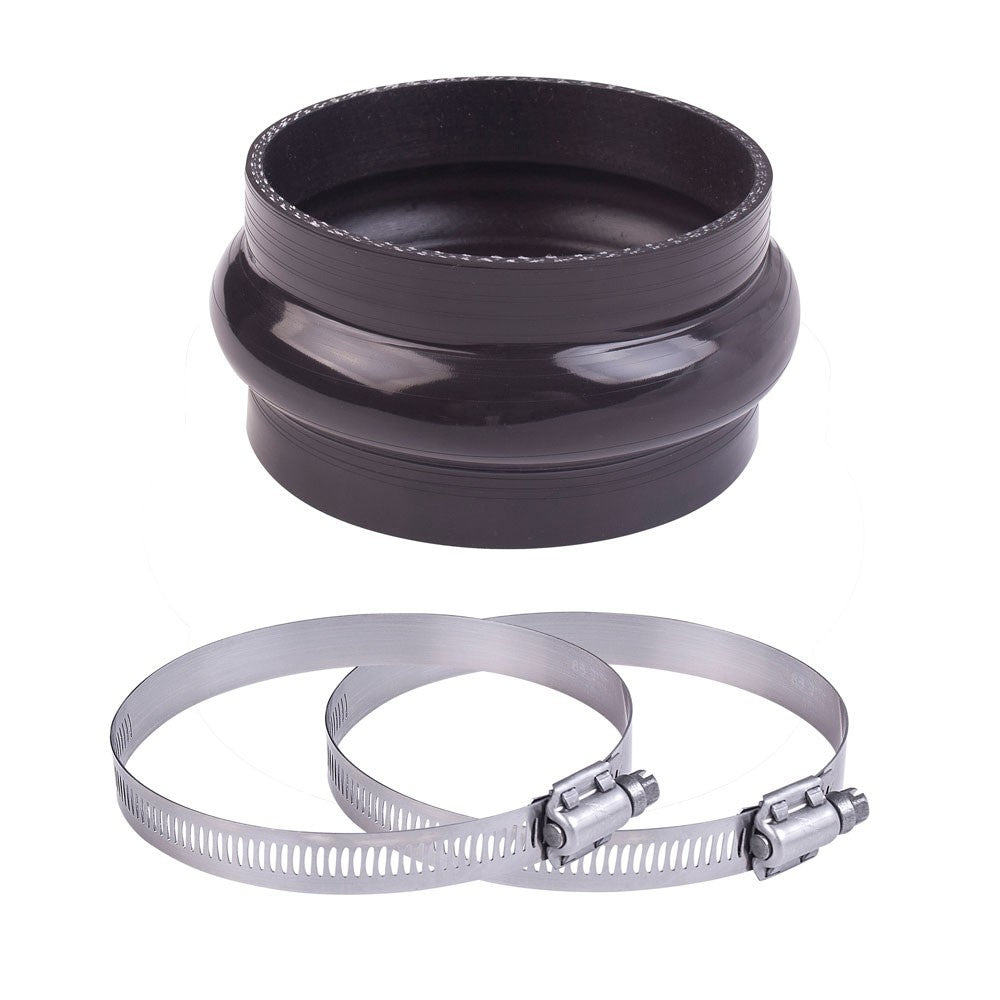Airaid U-Build-It - 4in x 4in Hump Hose w/ Clamps - Silicone 140-400