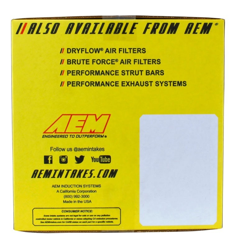 AEM Induction Cold Air Intake System AIP21-703C
