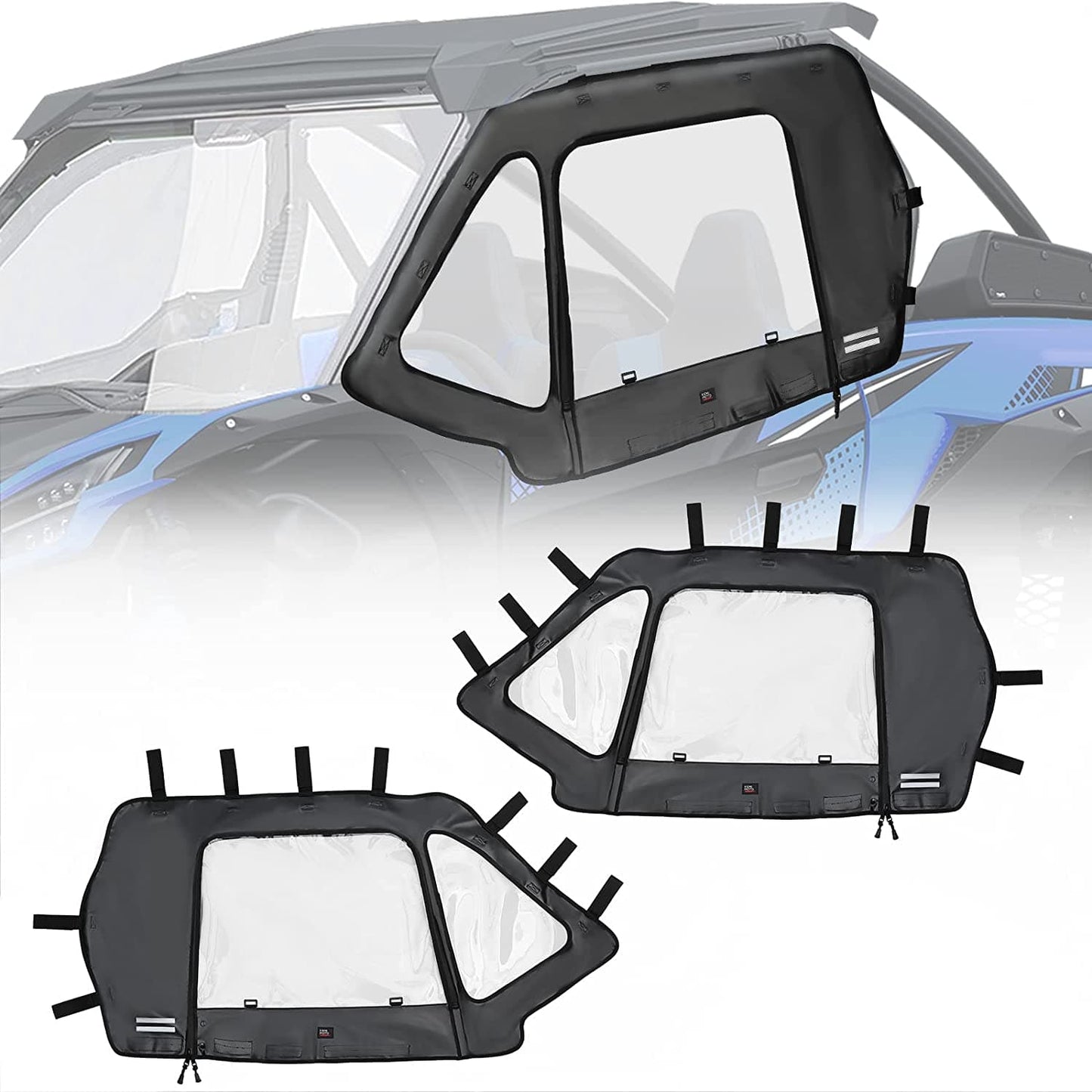 Kemimoto Soft Upper Doors Kit Kawasaki Teryx KRX 1000