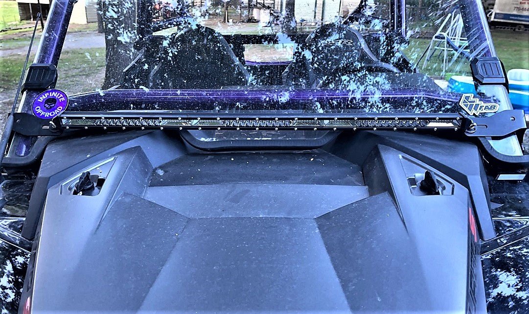 L&W Fab A Pillar Light Bar Mounting Tabs for Polaris RZR
