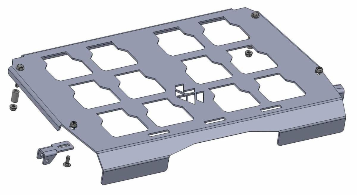 L&W Fab Milwaukee Packout Plate for RZR Pro XP / Pro R / Turbo R