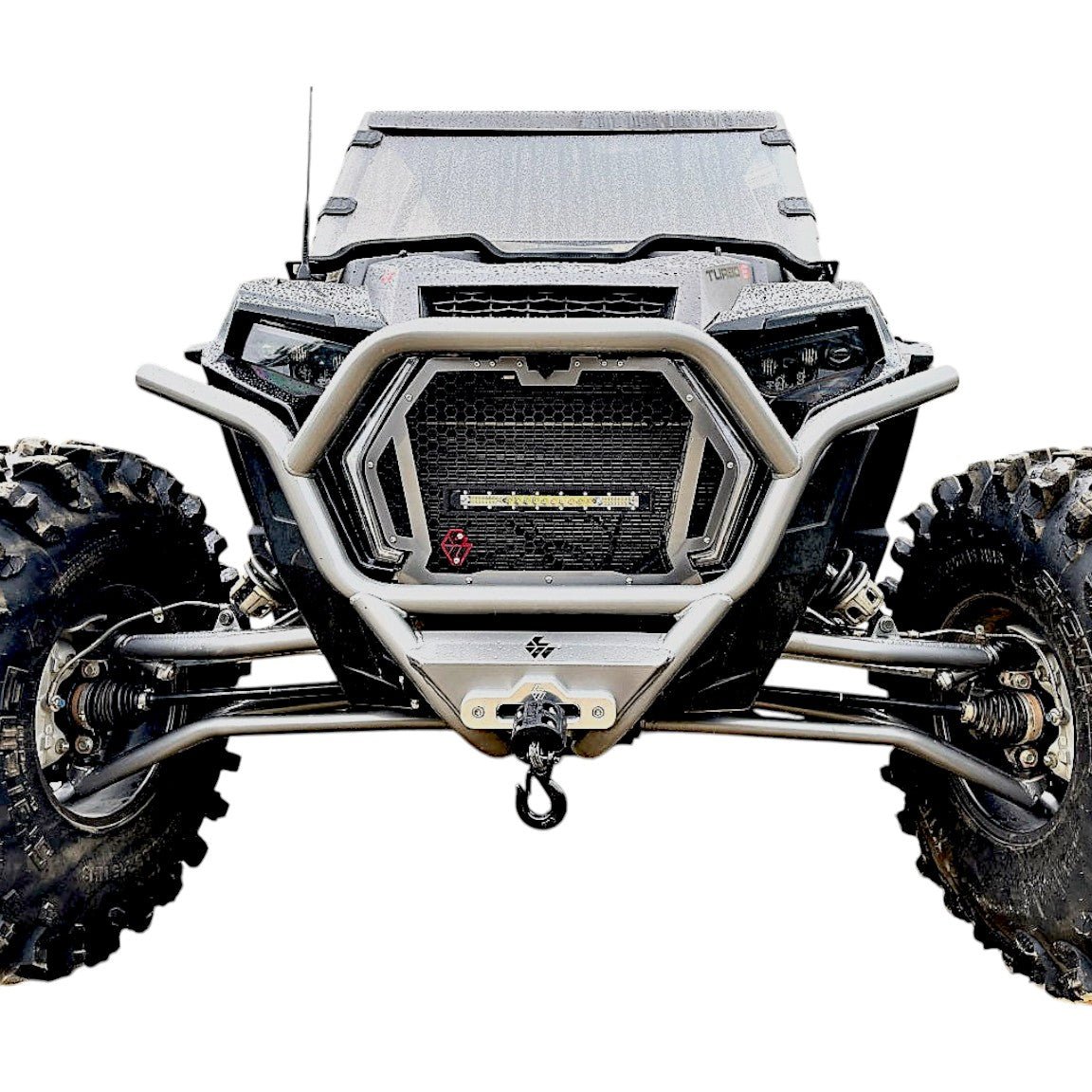 L&W Fab Front Winch Bumper for RZR Turbo S