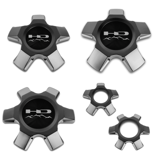 HD Off-Road - V2 "SNAP IN" Hybrid Off-Road Truck Wheel Center Caps