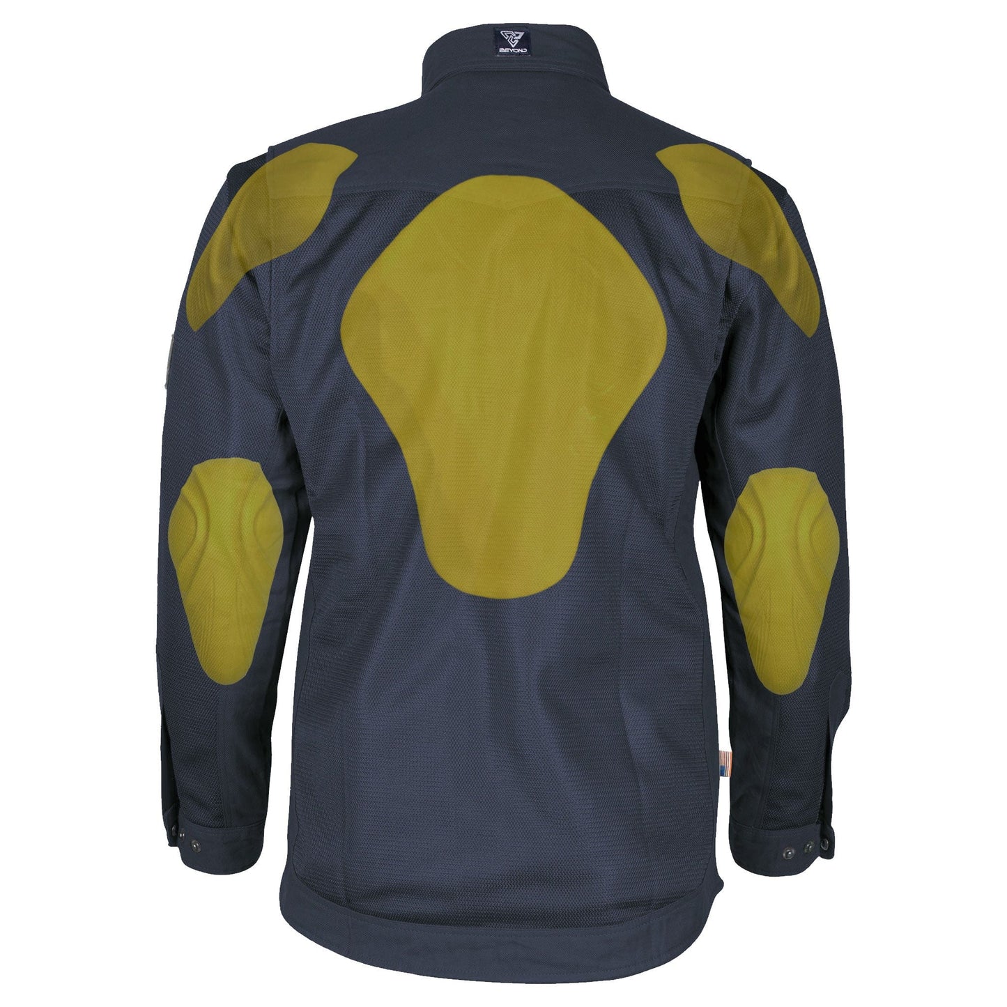 Protective Summer Mesh Shirt - Navy Blue Solid