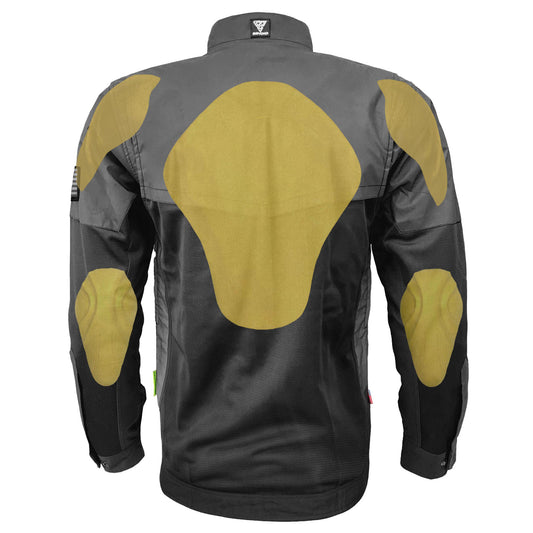 Summer Mesh Reflective Shirt "Nightfall Nebula" - Black