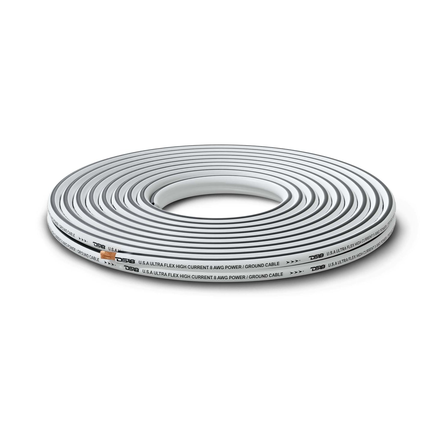 8-GA Marine Grade Tinned 100% Copper OFC Ground Wire -100 Feet
